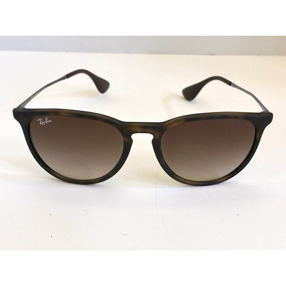 Ray Ban RB4171 Erika 865/13 Havana Brown Round Sunglasses 54-18 145 With Case - Picture 1 of 11
